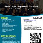 FDTI Selenggarakan Staff’s Course Angkatan VII Tahun 2026 di FTTM Institut Teknologi Bandung WhatsApp Image 2026-06-16 at 16.20.12